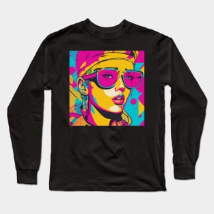 Pop Art Extravaganza - Colorful Prints that Pop Long Sleeve T-Shirt